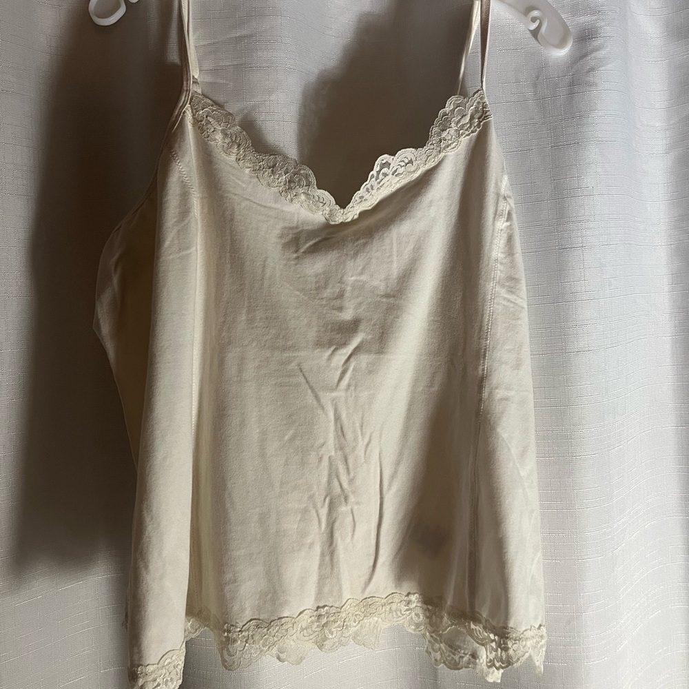 Jaclyn Smith Ivory Lace Cami